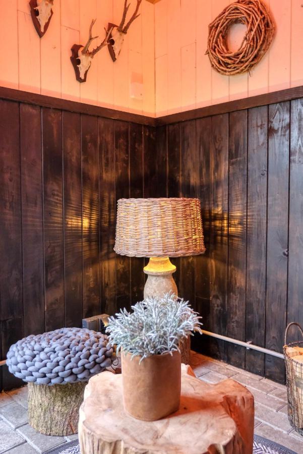 Lodge In Een Bosrijke Omgeving Met Hottub & Sauna Opt Rheezerveen Bagian luar foto
