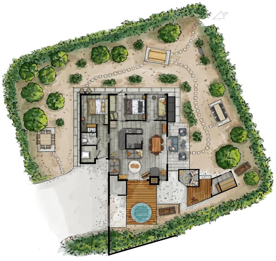 Lodge In Een Bosrijke Omgeving Met Hottub & Sauna Opt Rheezerveen Bagian luar foto